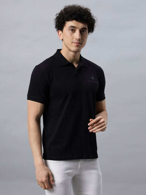 Classic Comfort: Men's 100% Cotton Polo T-shirt Maroon